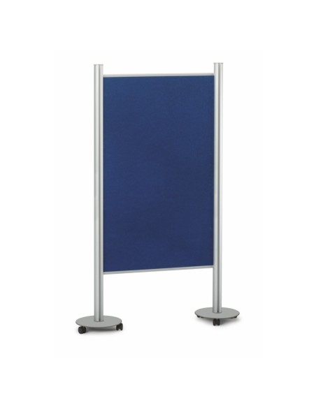 Tablero de corcho Tapizado Azul para mampara