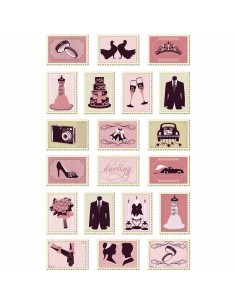 Stickers Sellos Boda
