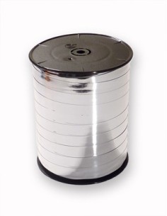 Cinta Regalo Metal 7mm Plata 250m