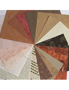 Papeles Del Mundo 30X30 16h Surtido Marfil/Marron