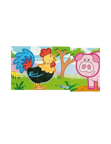 Diorama 4 Puzzles Granja