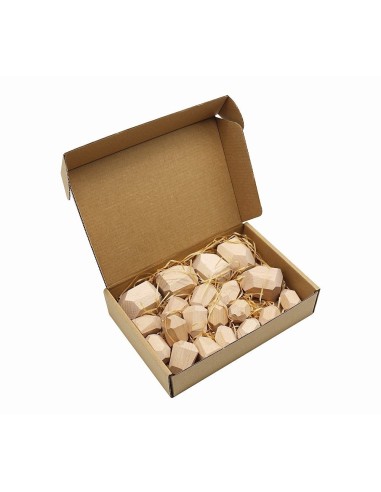 Piedras de madera Apilables Natural 20u
