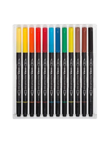 Rotulador Lyra Aqua Brush DUO 12 colores