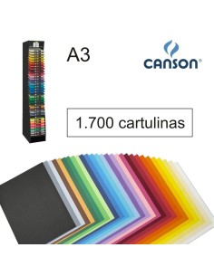 Contenido + Expositor Cartulina Iris A3