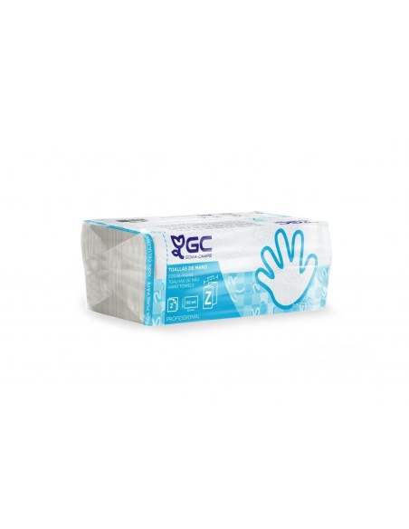 Toallas mano Zig-Zag 2 capas 4000u