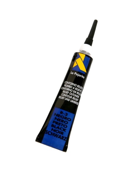 Perfilador relieve la pajarita negro 20ml