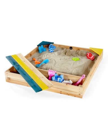 Arenero de madera con Almacenamiento