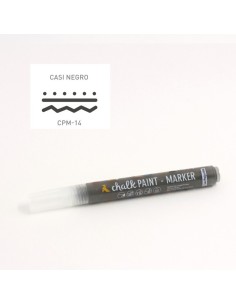 Rotulador Chalk Paint Casi Negro