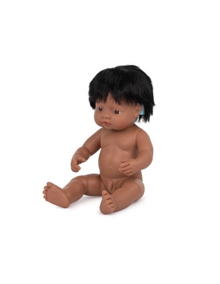Muñeco 38cm Latino con Implante Coclear