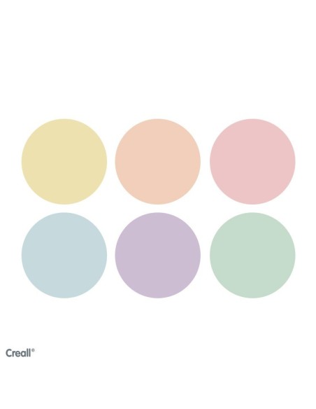 Témpera Pastel Creall 6 colores