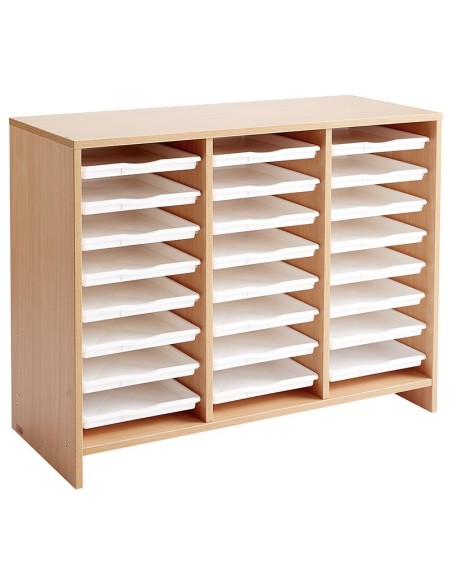 Mueble Bajo 24 Bandejas Haya