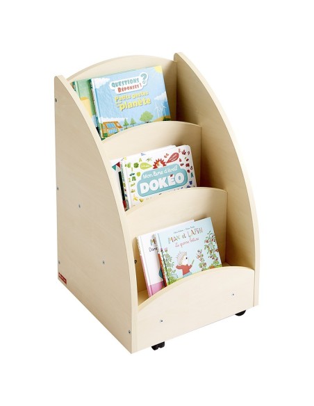Mueble Librería 3 Huecos Abedul