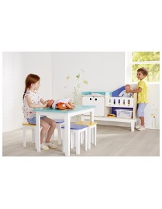 Taburete Studio Amarillo Y Violeta 2u 2