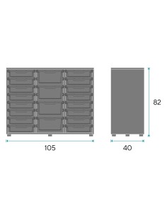 Armario bajo cubetero DOT82A 2