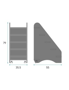 Escalera cambiador Kiddy Step 2