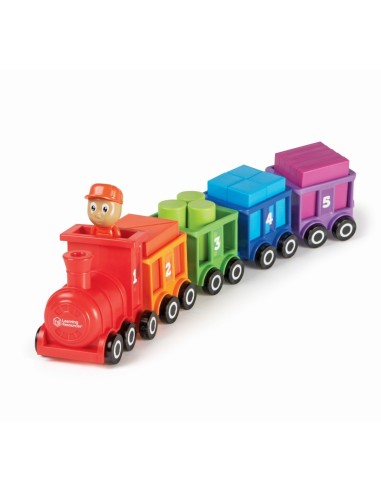Tren de colores y números