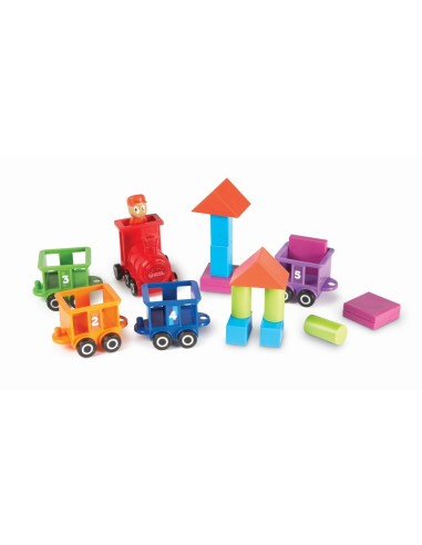 Tren de colores y números