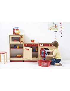 Horno Microondas Rojo 2