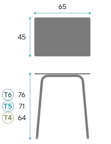 Pupitre escolar Desk One
