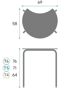 Pupitre escolar Eclipse 2