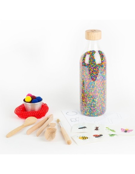 Set Botella sensorial Arroz Wow