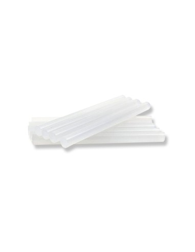 Barras silicona 0,7x10 transparentes