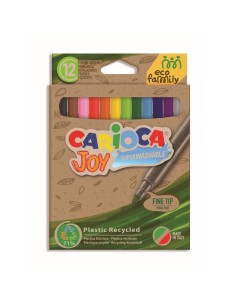 Rotulador Carioca Joy ECO 12 colores